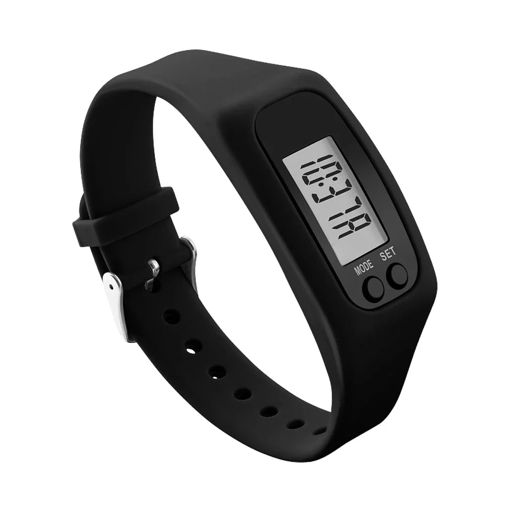 LED Pedometer Bracelet – Step Counter & Calorie Tracker