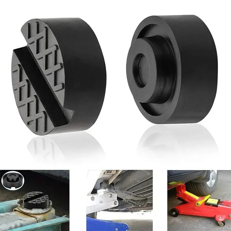 Car Lift Jack Support Stand Rubber Pads Wheel Dolly Slotted Floor Frame Rail Adapter Repair Tools for Lexus Subaru Fiat Volvo Peaceful Pleasures Health and Wellness