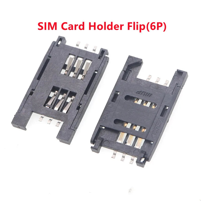 10pcs SD/Mini/TF/SIM/Nano/Micro Card Holder Card Slot Size Long and Short Body with Self Elastic Flip Cover Peaceful Pleasures Health and Wellness Type-8