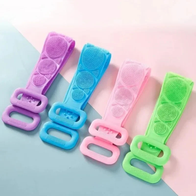 Silicone Back Scrubber – Double-Sided Exfoliating Bath Brush