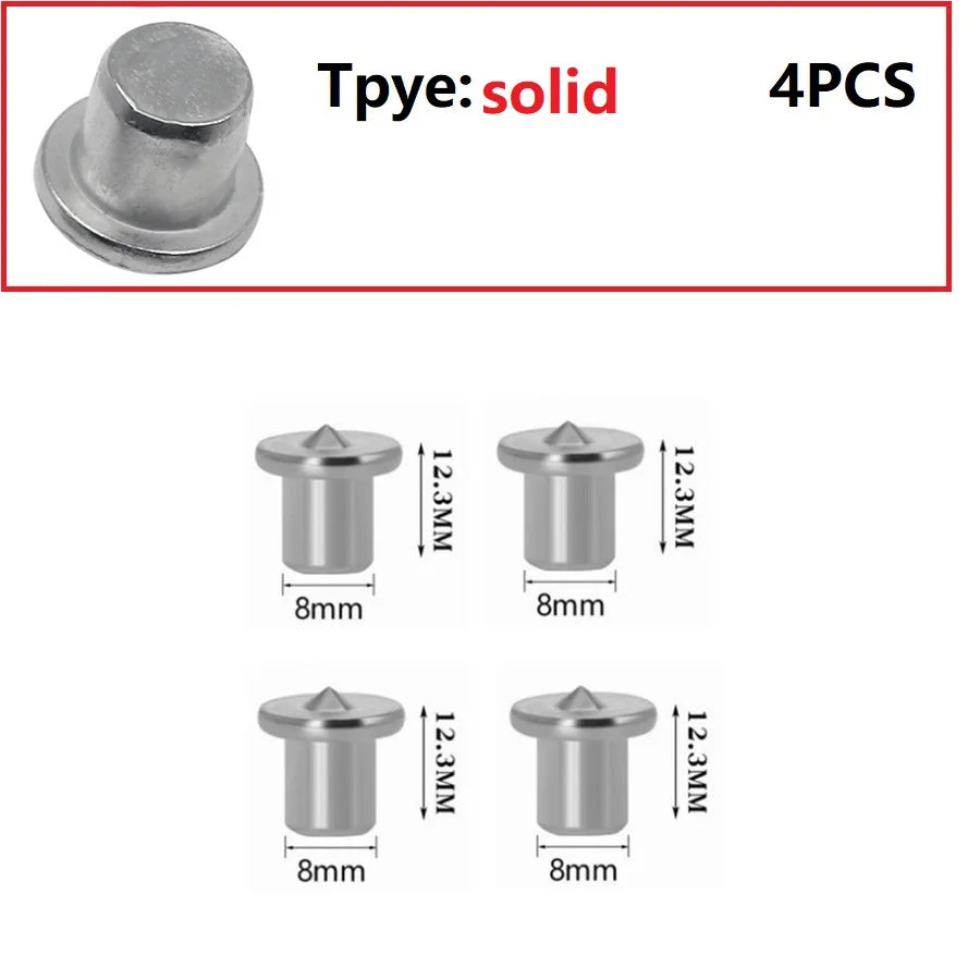 4-Piece Dowel Centre Point Pin Set 6/8/10/12mm Wood Marker