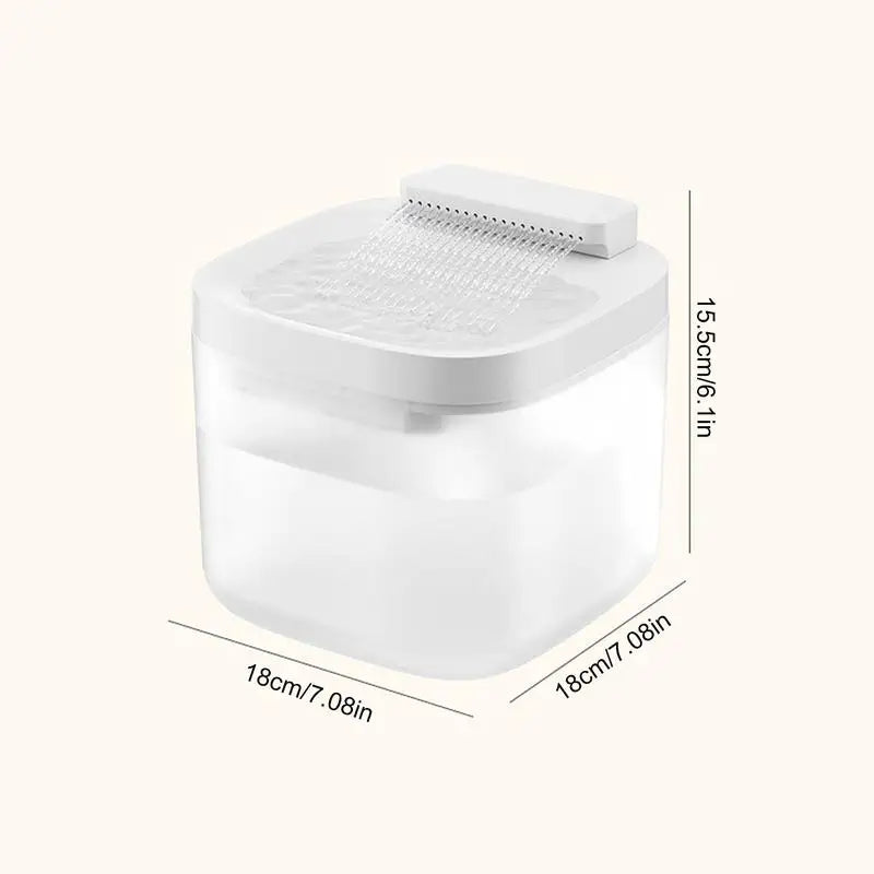 3L Silent Cat & Dog Water Fountain – Auto-Circulating Pet Drinker