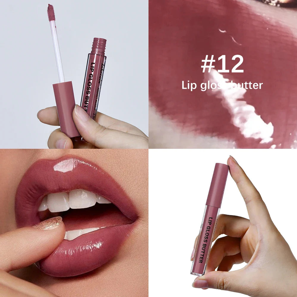 Lakerain Lip Plumping Butter Gloss – 13 Shades | Moisturizing