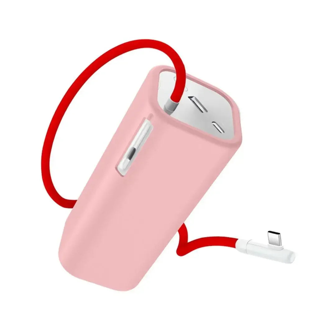 Silicone Case for OnePlus Supervooc 150W Power Bank Storage Travel Protective Cover for OnePlus Supervooc 150W Power Bank Peaceful Pleasures Health and Wellness Pink