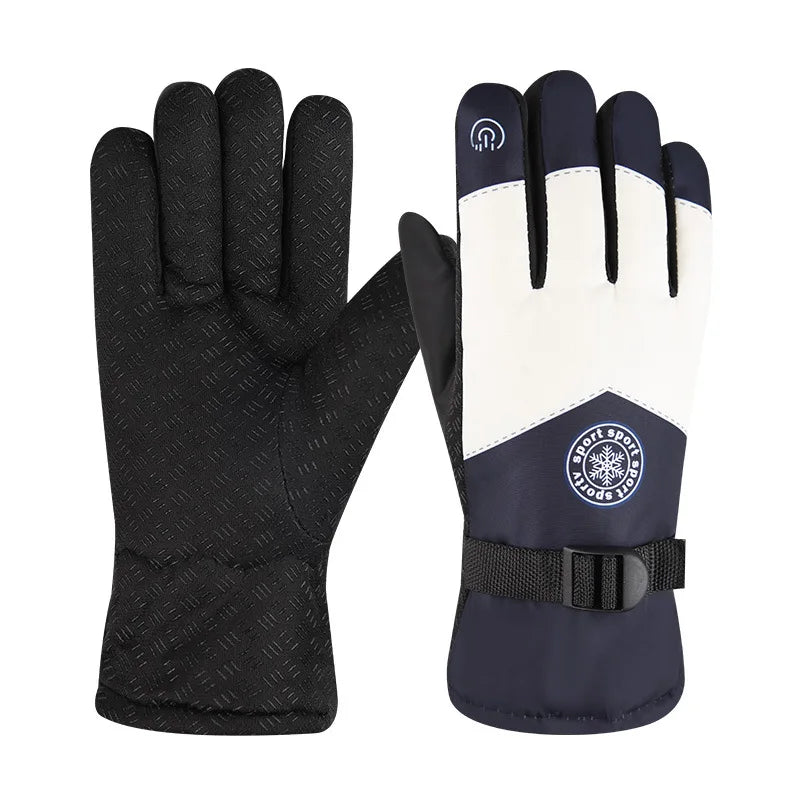Winter Gloves Waterproof Thermal Touch Screen Thermal Windproof Warm Gloves Cold Weather Running Riding Sports Hiking Ski Gloves Peaceful Pleasures Health and Wellness WHITE L