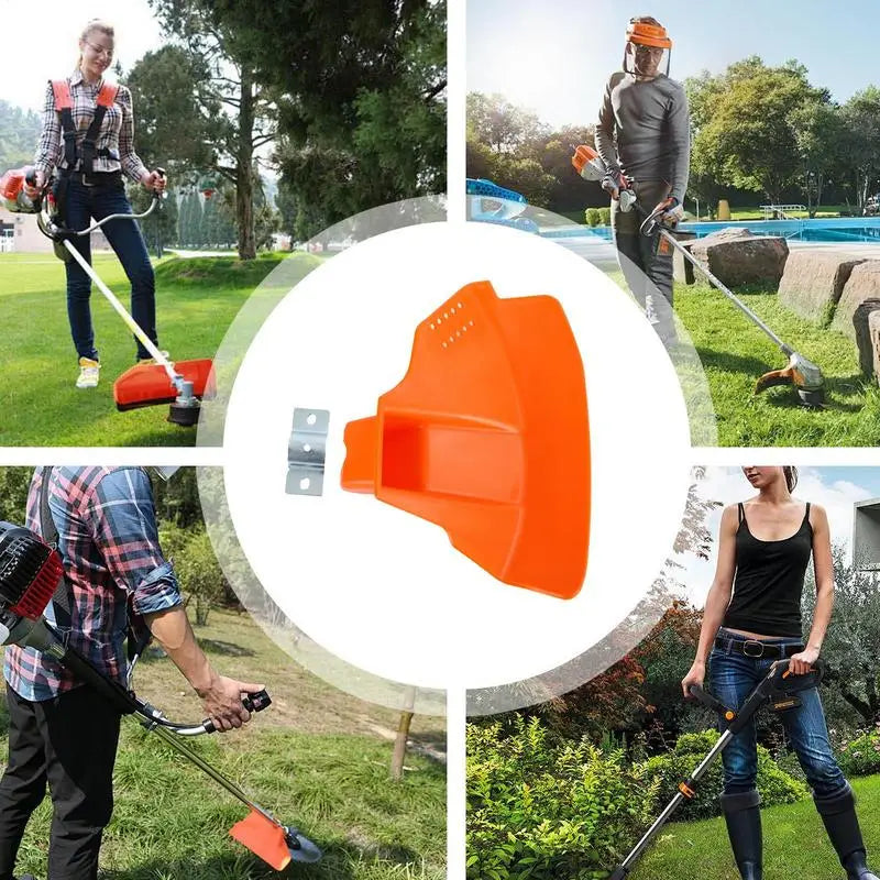 Universal Brush Cutter Shield Grass Trimmer Guard Protection Cover Mower Grass Guard Tools Garden Repair Maintenance Tools Peaceful Pleasures Health and Wellness
