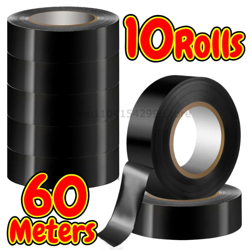 Black PVC Electrical Insulation Tape | Flame Retardant 600V