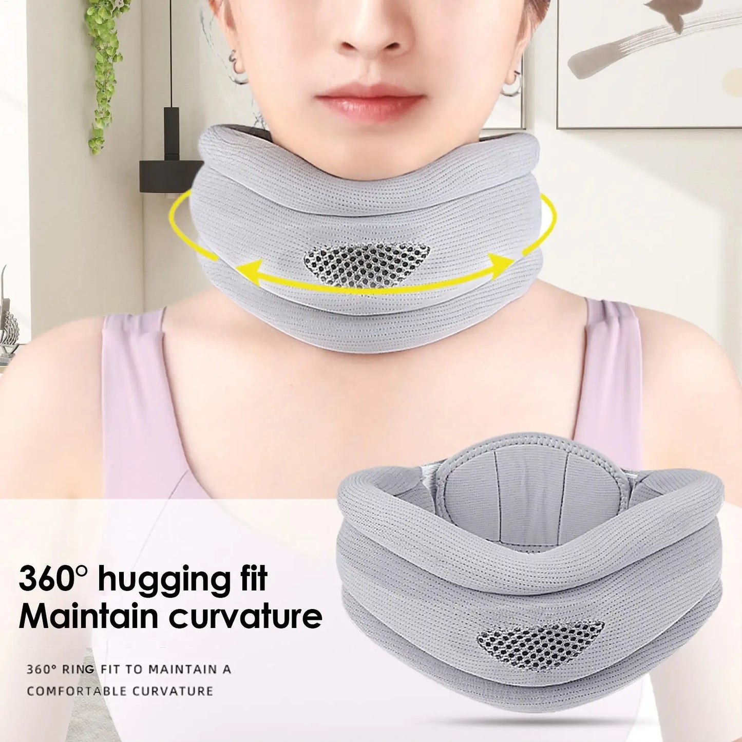 Adjustable Soft Foam Neck Brace – Cervical Collar Support