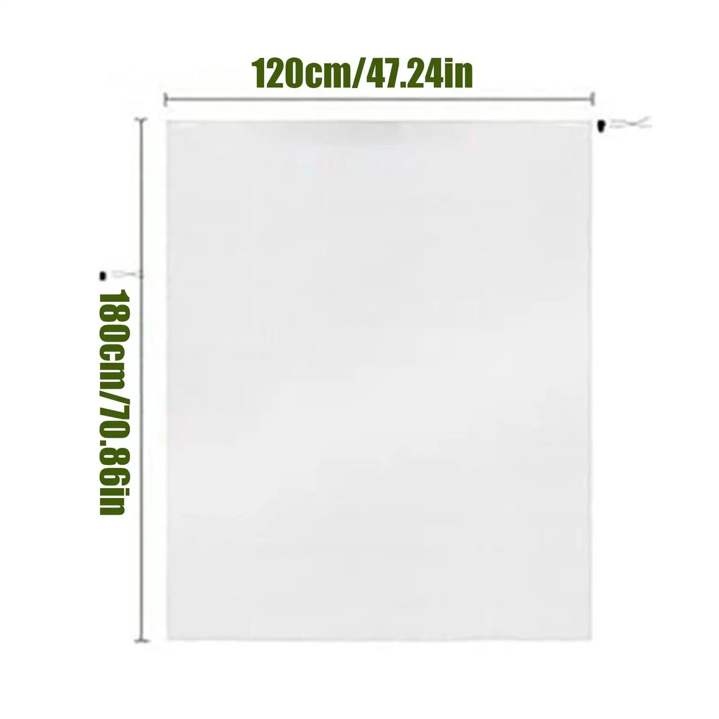 Garden Netting 2-Pack Plant Mesh Cover with Drawstring & Zipper