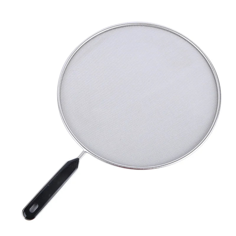 25/29/33cm Grease Splatter Screen for Frying Pan Stops 99% of Hot Oil Splash Splatter Guard for Cooking Iron Skillet Lid Peaceful Pleasures Health and Wellness 29