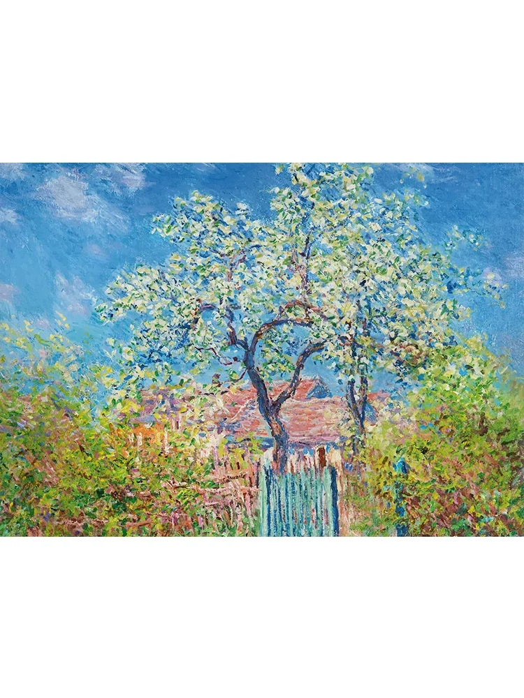 Claude Monet Canvas Print – Garden Lake Landscape Wall Art