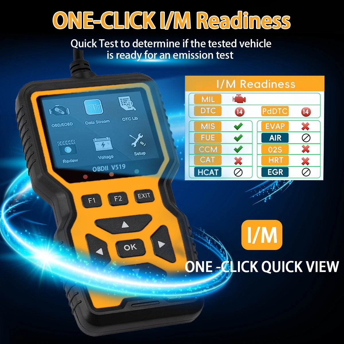 V519 OBD2 Scanner – Engine Code Reader & Battery Monitor Peaceful Pleasures Health and Wellness