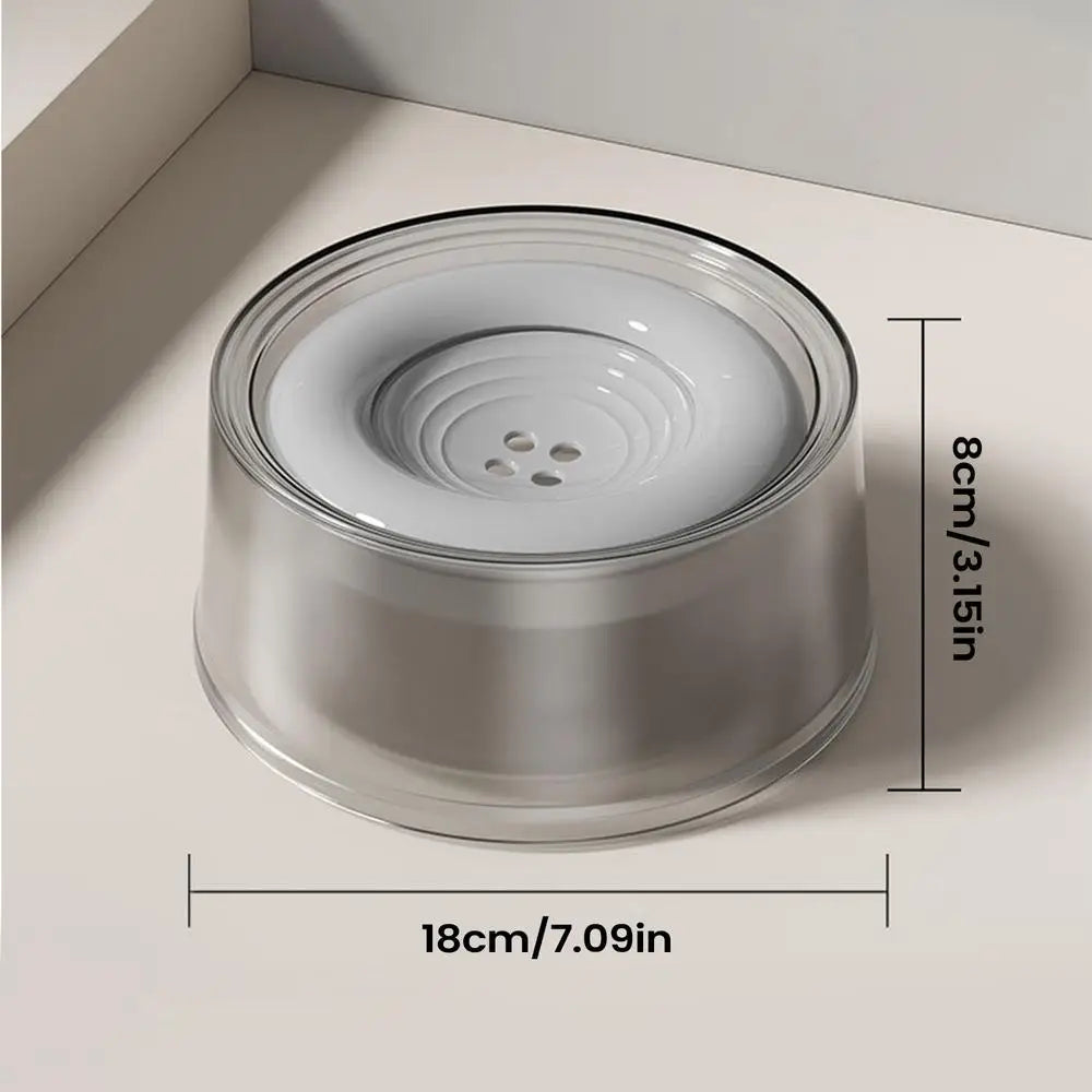Spill-Proof Dog Water Bowl 1200ml | Anti-Splash Pet Drinker