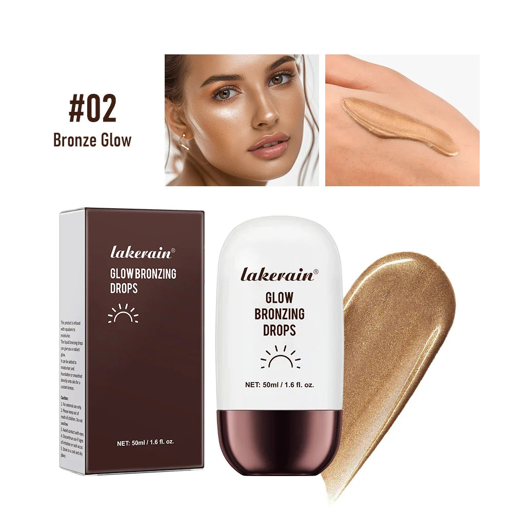 Illuminating Bronzing Drops – Liquid Bronzer, Sun-Kissed Glow 50ml