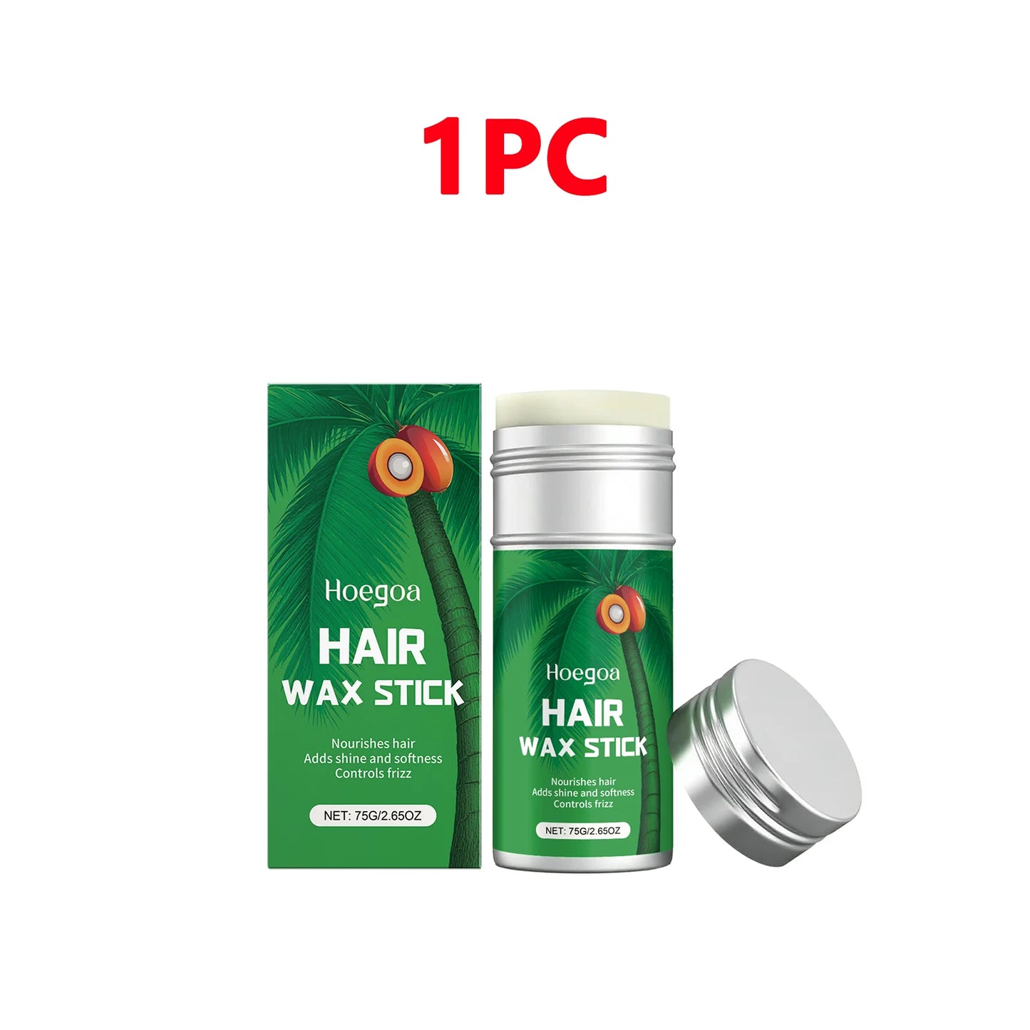 Strong Hold Hair Wax Stick – Anti-Frizz & Edge Control