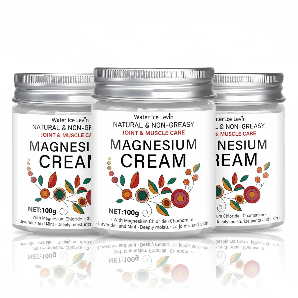 Magnesium Body Cream with Chamomile & Lavender | Moisturizing