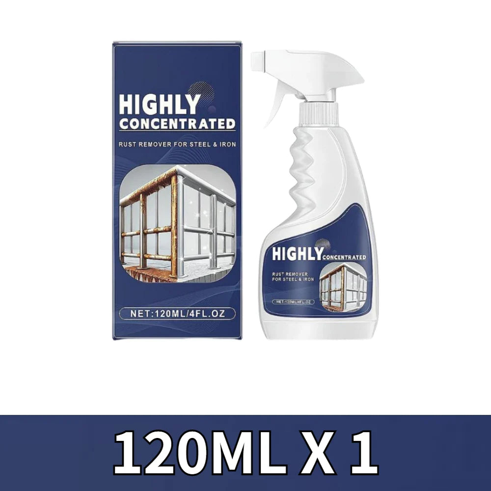 120ml Heavy-Duty Metal Rust Remover & Anti-Rust Spray