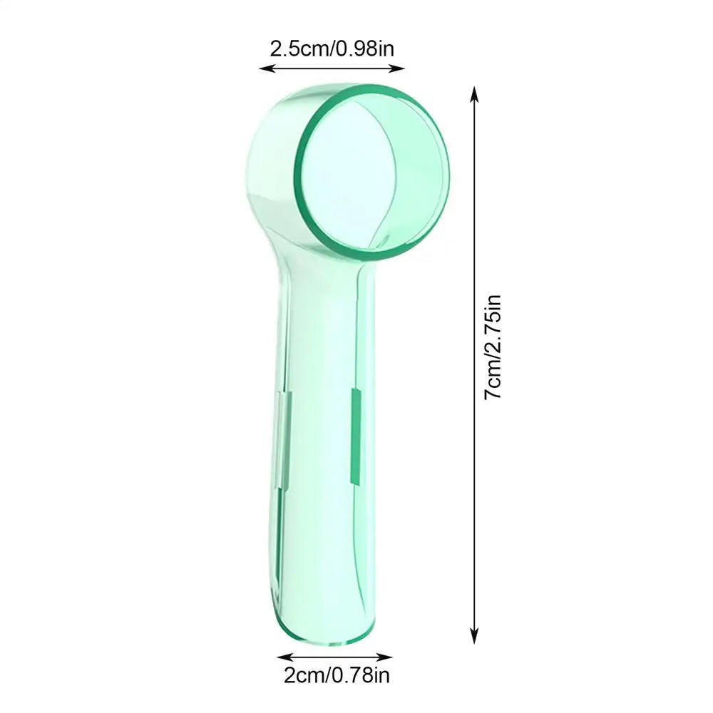 Toothbrush Dustproof Covers Caps Replacement Heads Electric Toothbrush Head Protector Hygienic Tooth Brush Caps Peaceful Pleasures Health and Wellness green