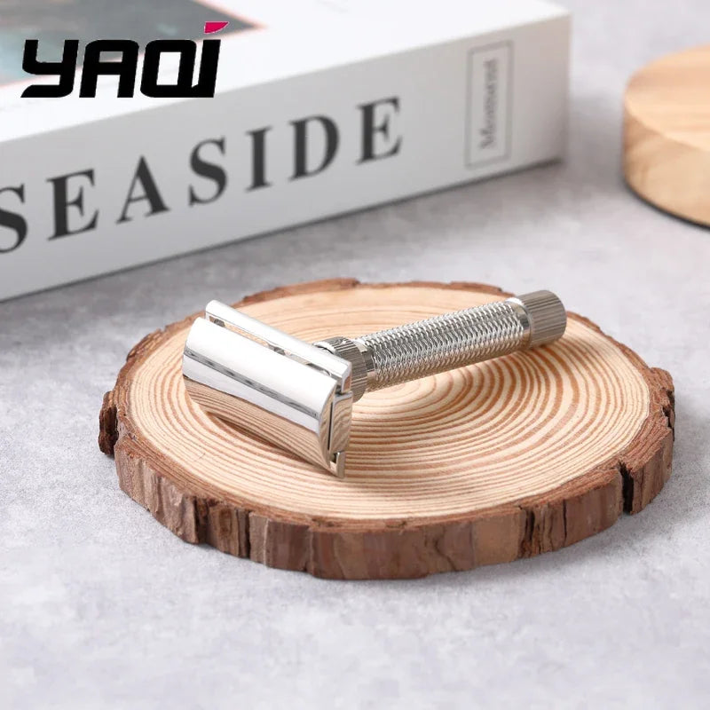 2026 Yaqi Ultima Stainless Steel Adjustable Safety Razor for Men - Comfortable Shaving Experience Peaceful Pleasures Health and Wellness