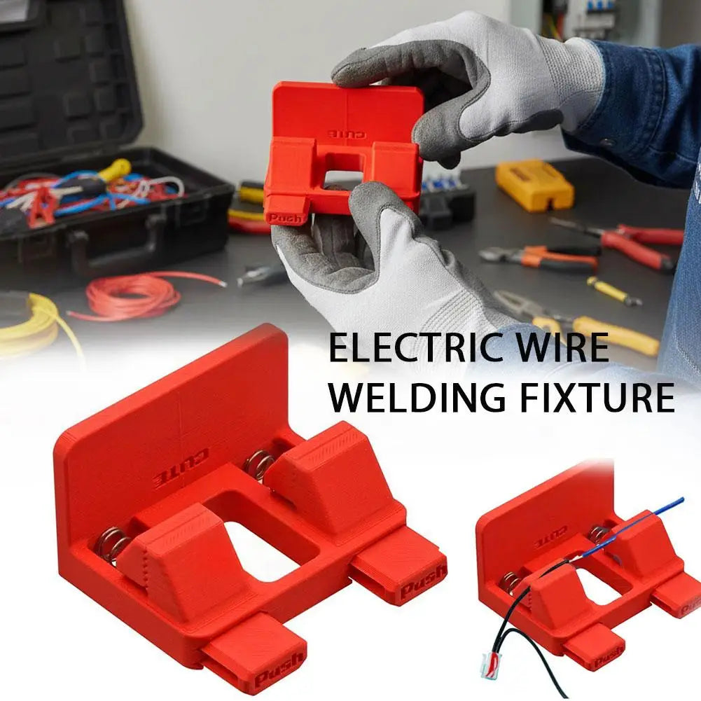 Electric Wire Welding Fixture Electric Wire Welding Fixture Portable Precise Cable Soldering Clamp Multi-functional Compact Peaceful Pleasures Health and Wellness