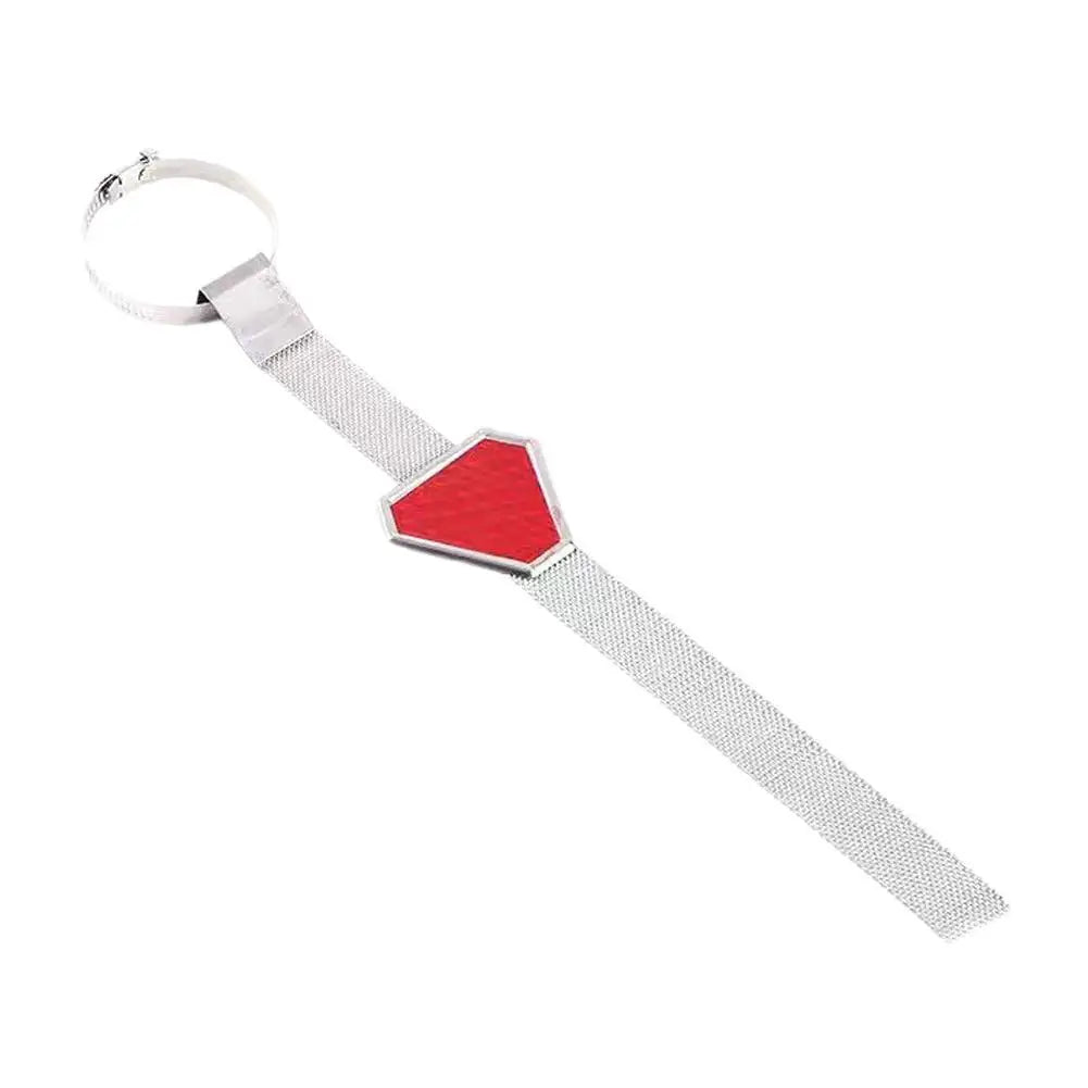 Car Static Eliminator Static strip With Small Triangular Reflective Metal Strip Car Anti-static Grounding Strip Peaceful Pleasures Health and Wellness A