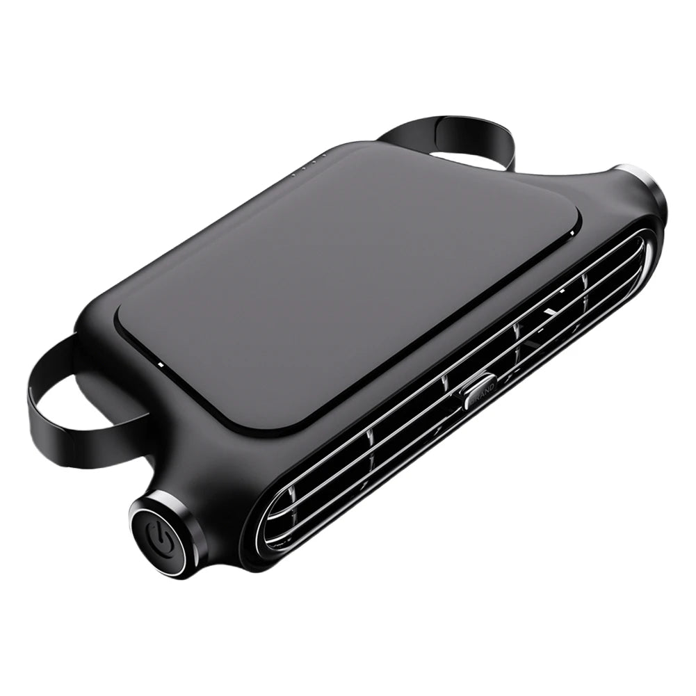 Car Headrest Cooling Fan – 3-Speed USB or Battery Peaceful Pleasures Health and Wellness 3000mAh Black spain