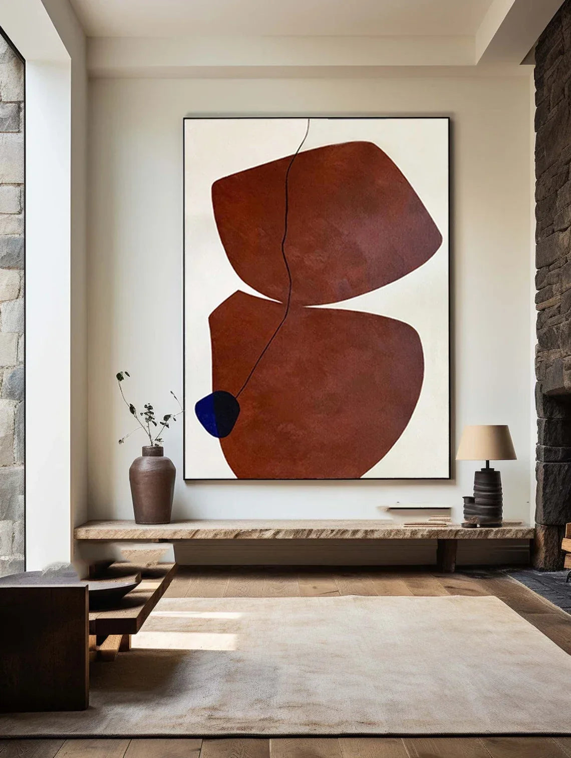 Large Handmade Painting Original Beige And Brown Abstract Painting Beige Texture Painting Canvas Wall Art For Living Room Dec Peaceful Pleasures Health and Wellness E 50x70cm Unframed