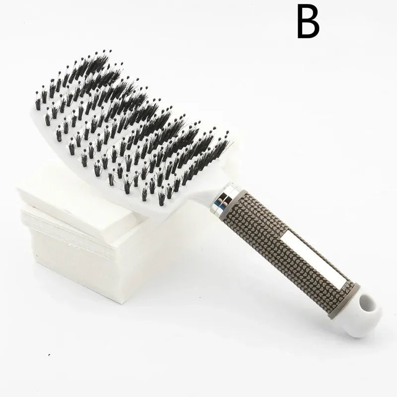Detangling Hair Brush & Scalp Massage Comb | Nylon Bristles
