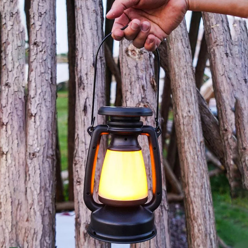 RTONTR Retro Horse LED Lantern | Rechargeable Camping Desk Lamp