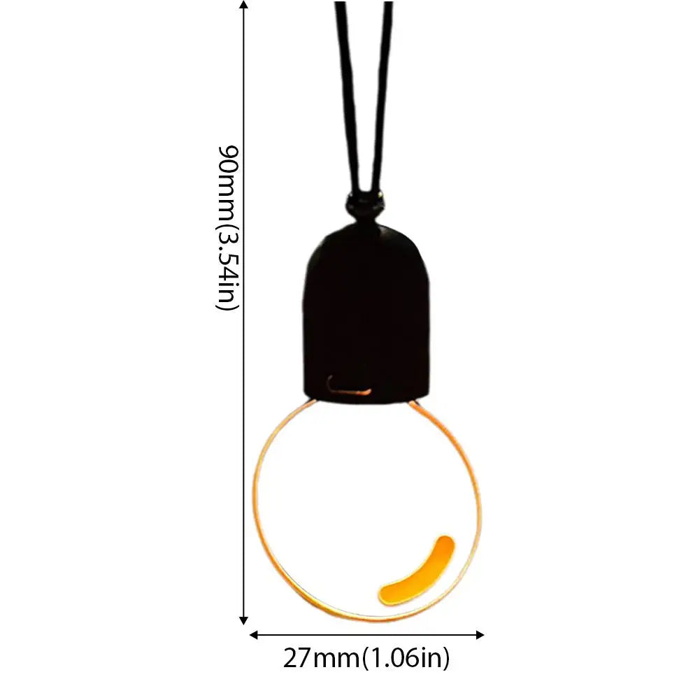 Retro Light Bulb Car Pendant Acrylic Ambient Interior Light
