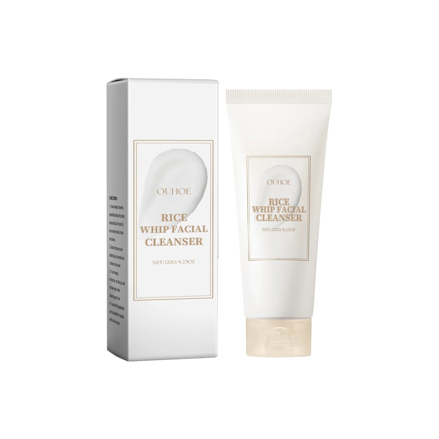 Rice Foam Face Wash – Oil Control, Pore Purifying & Brightening