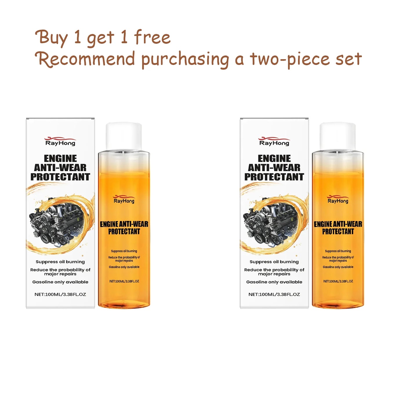 RayHong Engine Anti-Wear Protection Agent 100ml | Oil Additive