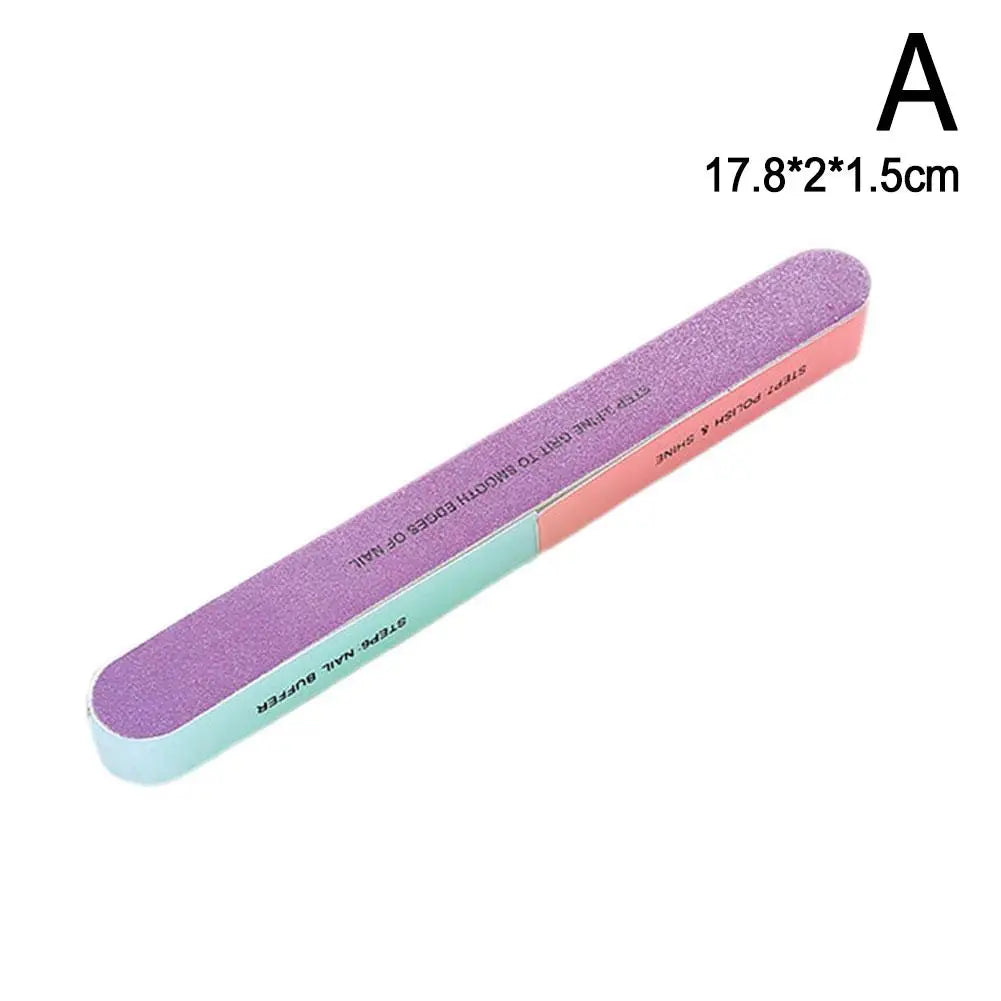 7-Sided Nail Buffer Block | Professional Nail File Polishing Tool