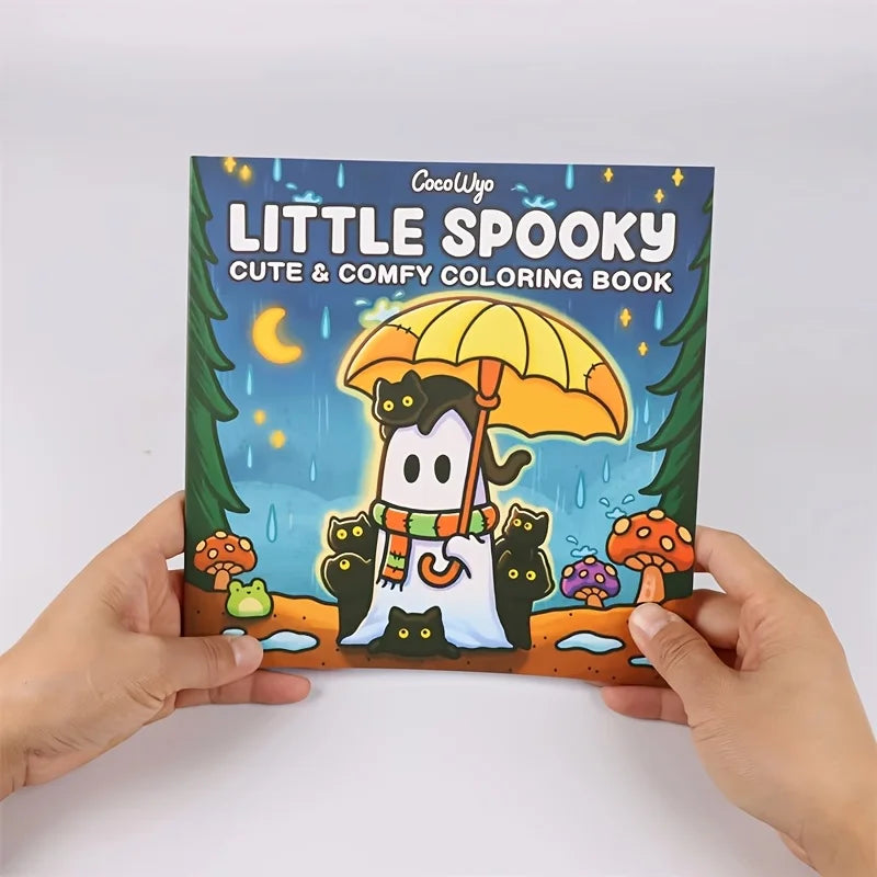 LITTLE SPOOKY Coloring Book Featuring Adorable Creepy Creatures