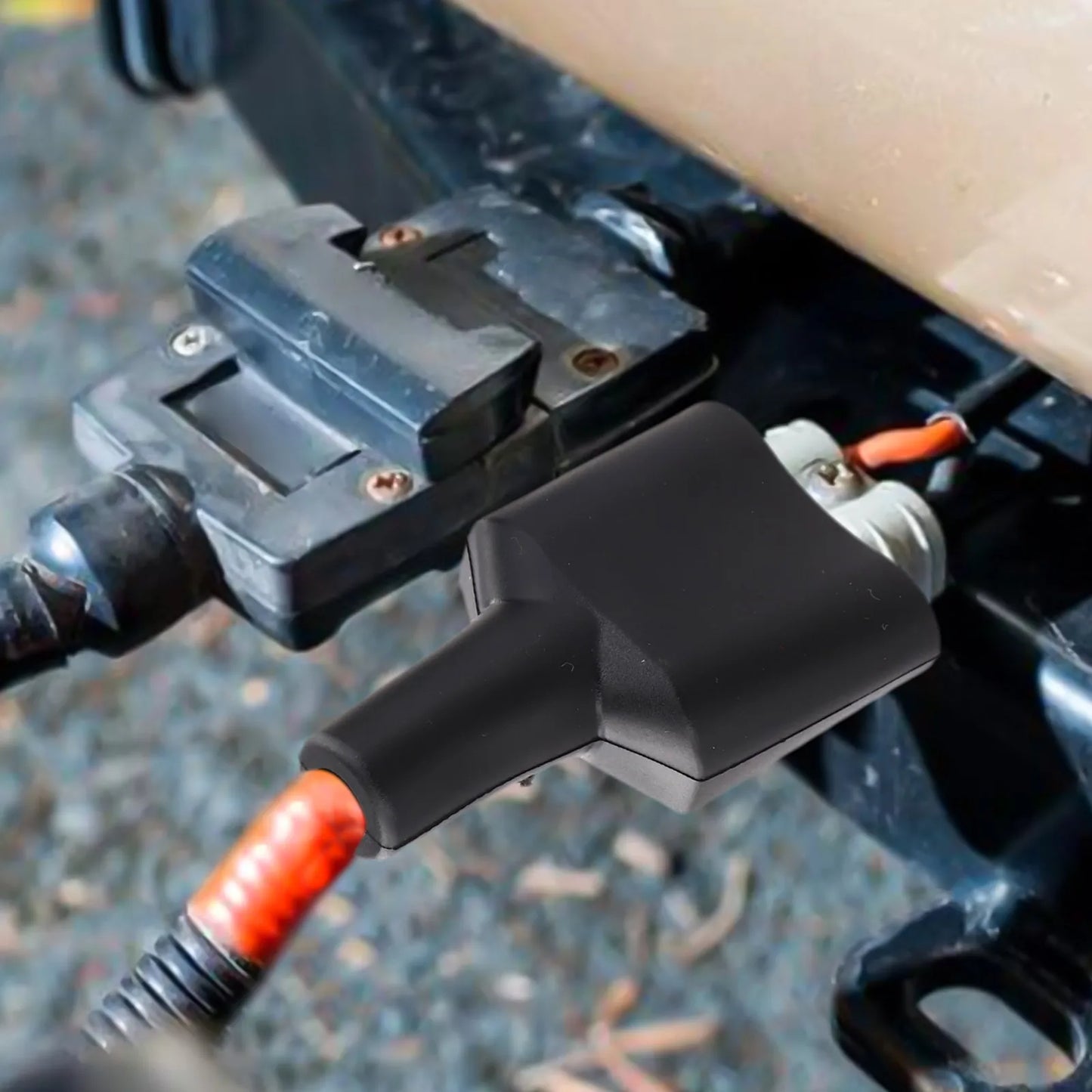 50A Waterproof Connector Cable Jacket Black Dustproof Caravan Solar