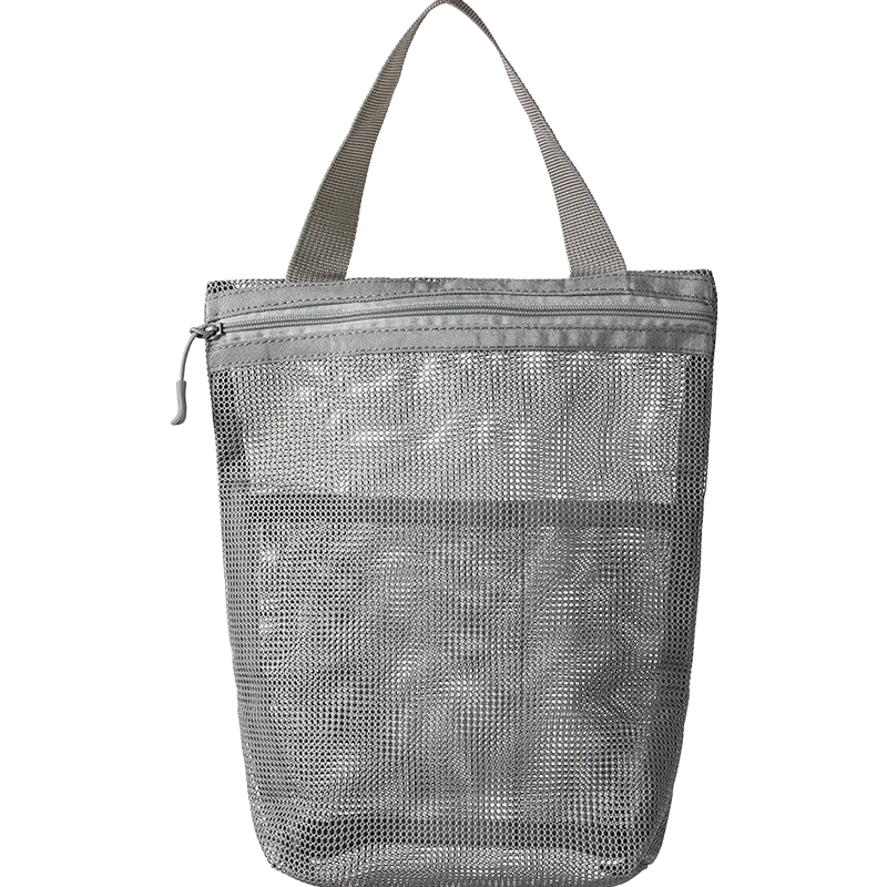 Large Mesh Toiletry Bag with Handle | Travel Makeup Organizer
