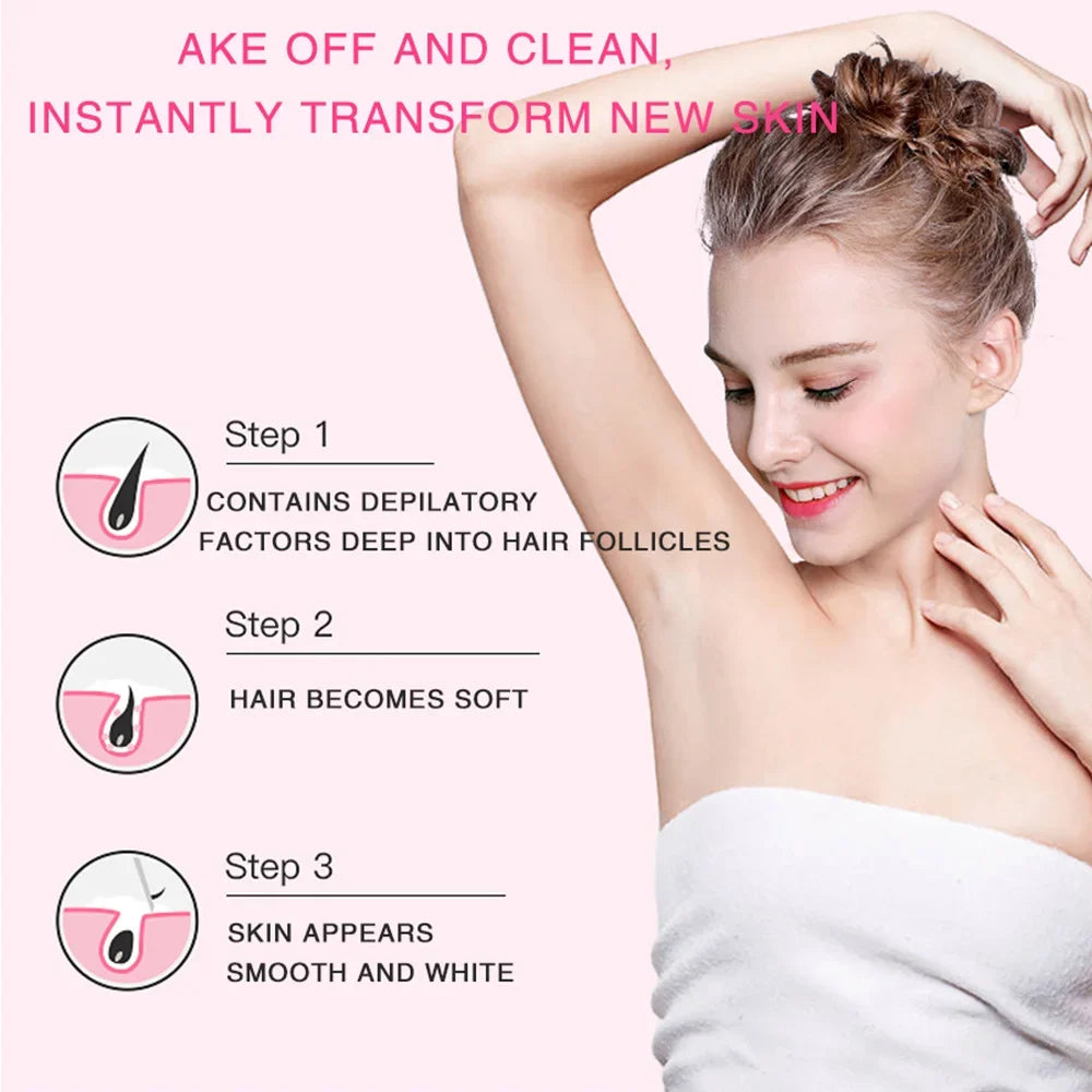 LGRAMER Painless Hair Removal Cream for Women – 60g