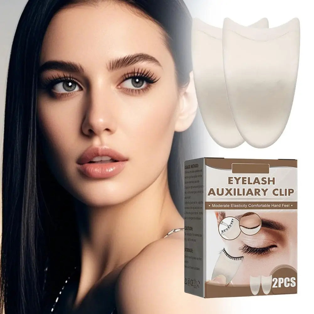 Plastic False Eyelash Curler & Applicator Tweezer Tool