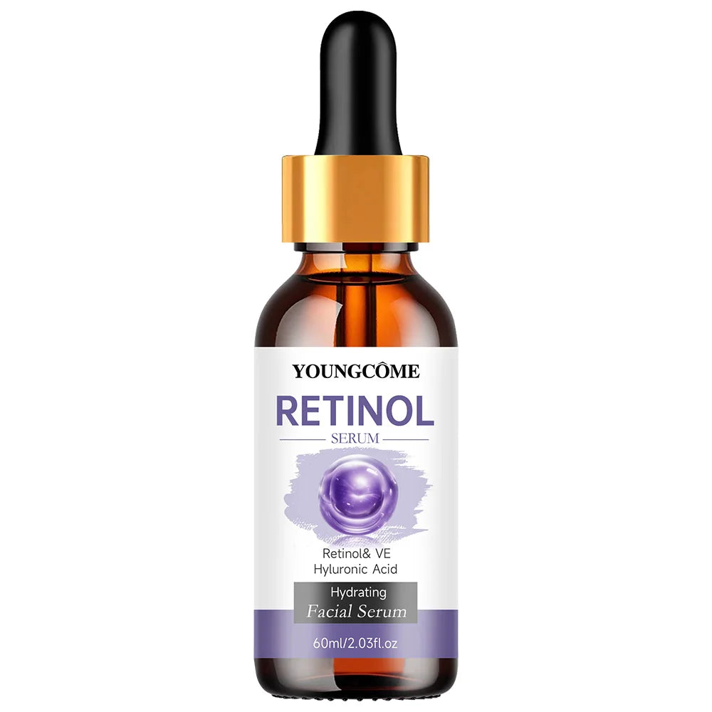 YOUNGCOME Retinol Serum with Hyaluronic Acid - Hydrating Anti Aging Serum for Deep Moisturizing 40/60ML Peaceful Pleasures Health and Wellness 60ML
