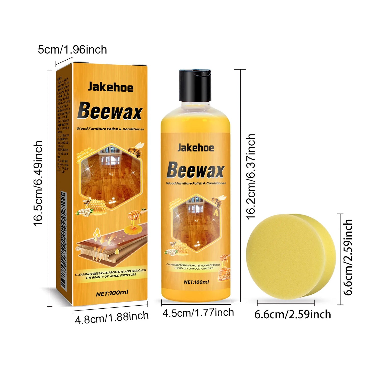 Beeswax Wood Floor Cleaner & Polish – Shine, Protect & Clean