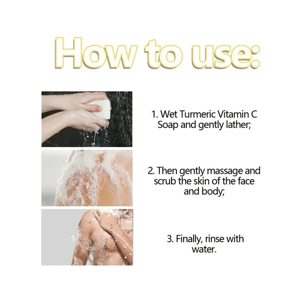 Turmeric & Ginger Soap – Anti-Acne, Brightening, Dark Spots