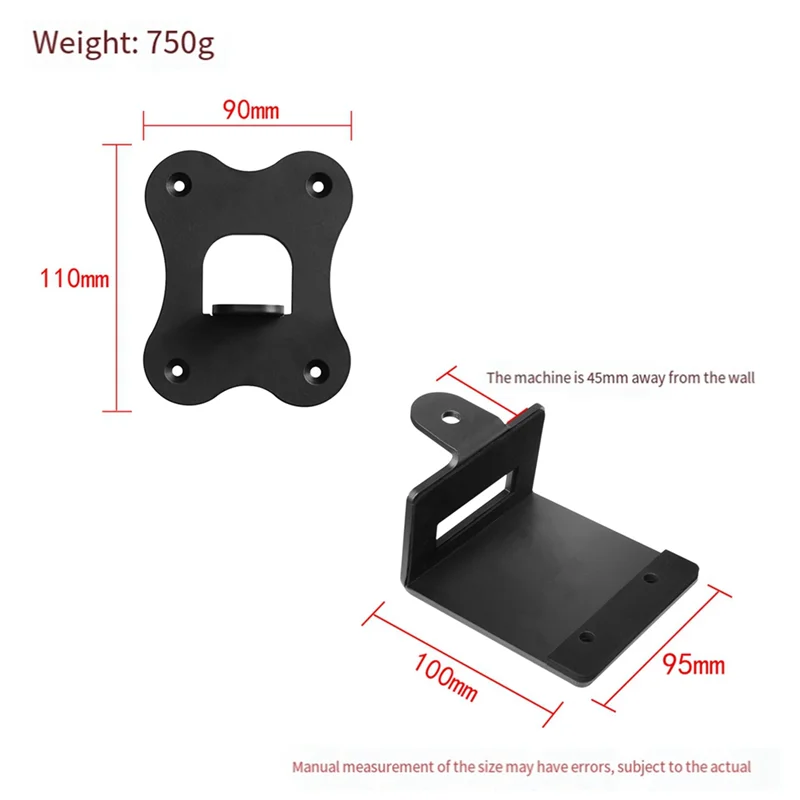 Sonos Era 300 Wall Mount Bracket – Black Metal Replacement Peaceful Pleasures Health and Wellness