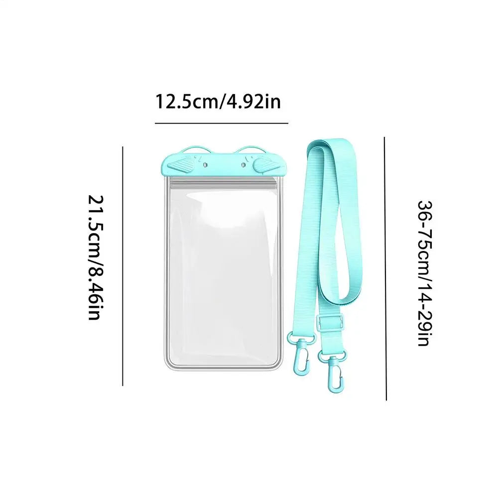 Waterproof Phone Pouch Touch Screen – Up to 7" with Lanyard