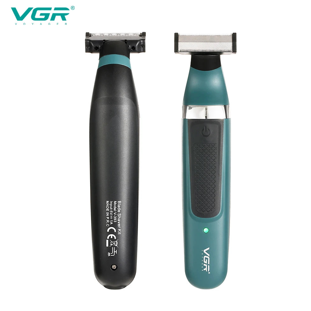 VGR Electric Shaver Hair Trimmer Professional 2 in 1 Shaver Razor Waterproof Beard Trimmer Household Hair Shaving for Men V-393 Peaceful Pleasures Health and Wellness