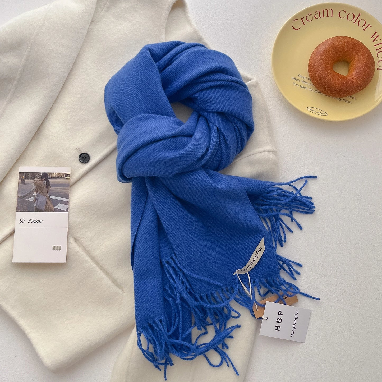 Women's Long Knit Winter Scarf – Shawl Wrap & Pashmina