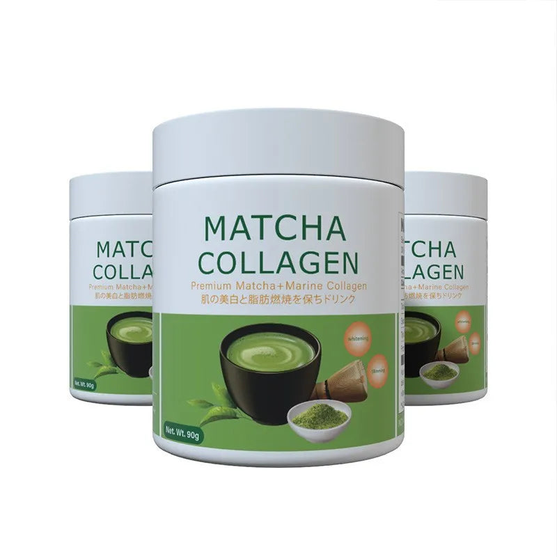 Matcha Collagen Powder | Organic Green Tea | Hair Skin Nails 90g