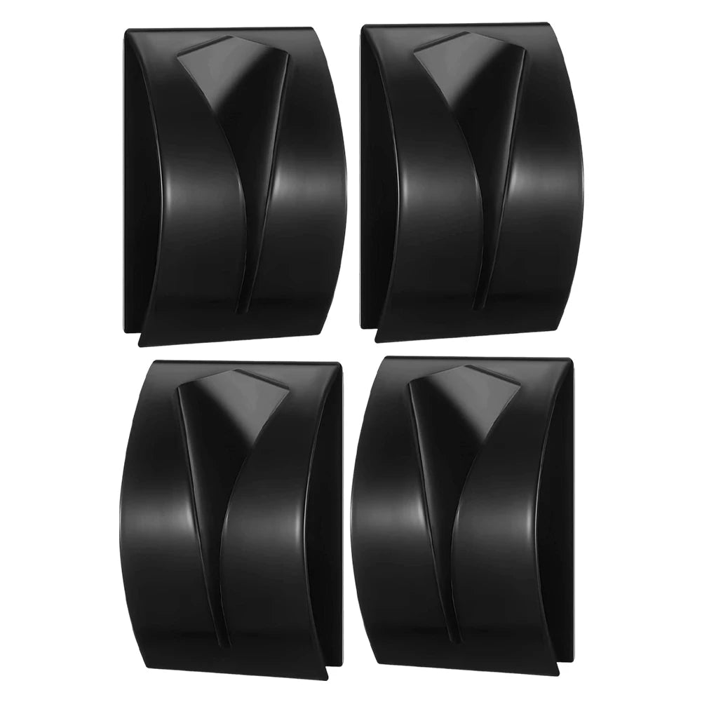 4-Pack Self-Adhesive Towel Hook Holders | No-Drill Stainless Steel