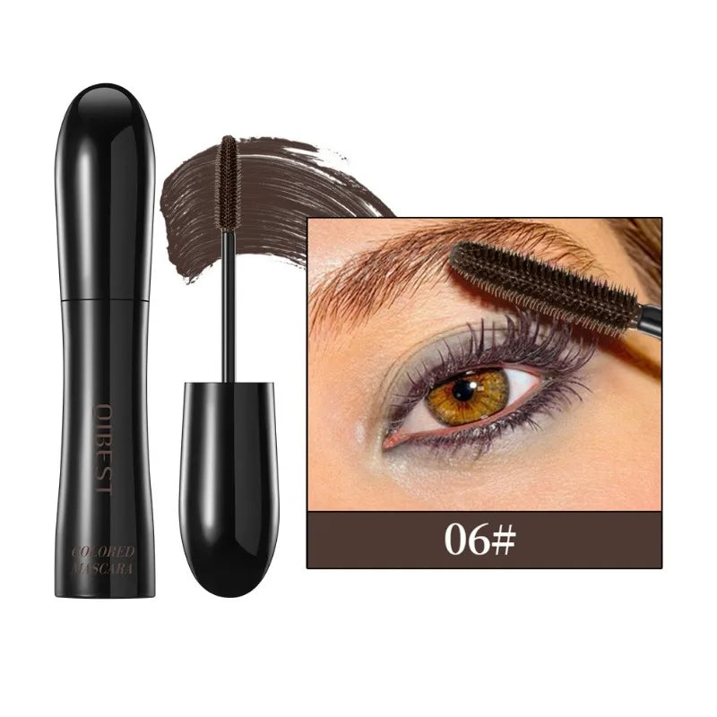6-Color Waterproof Mascara – Volumizing, Lengthening, Smudge-Proof