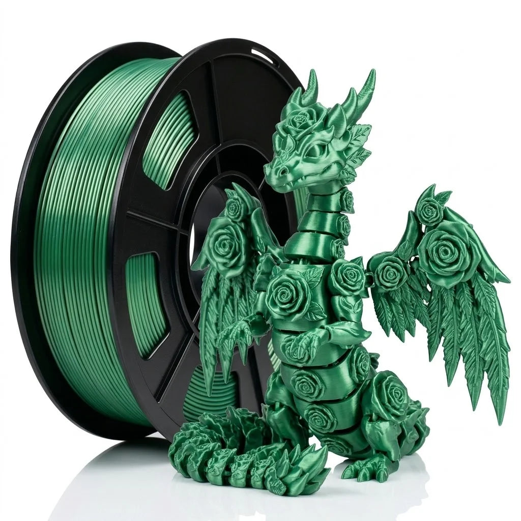 Silk PLA Filament 1.75mm 250g – Glossy 3D Printer Spool