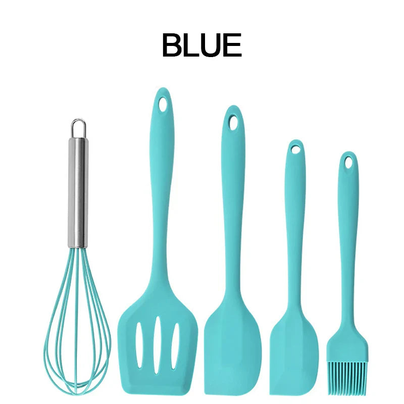 Silicone Cooking Utensils Set – Spatula, Ladle & Egg Beater